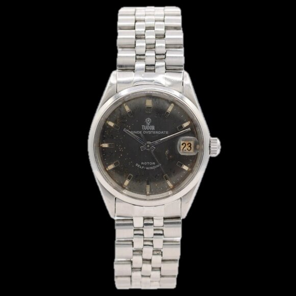 Vintage Tudor Prince Oysterdate Men's Automatic Wristwatch Steel Mexico Band - Picture 1 of 7